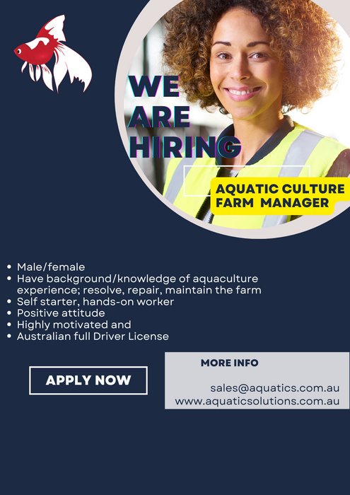 πAre you truly gifted in the art of fishkeeping? Then we have your dream job waiting for you!