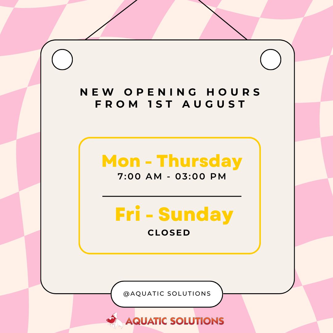 New Trading Hours Effective from 1st August