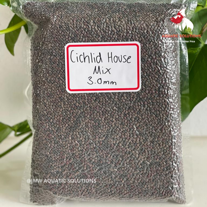 Cichlid House Mix Colour Food 3mm 1kg