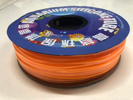 Silicone Airline Tubing Fluoro Orange Bulk 100m (9 ONLY!)