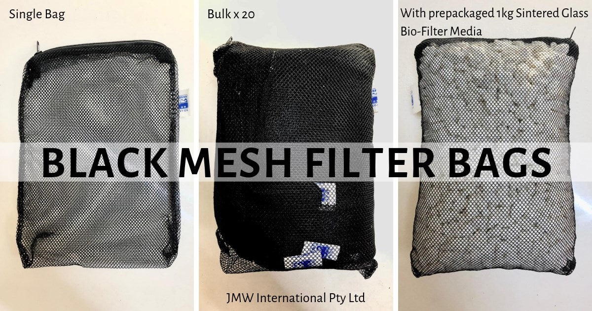 Black Mesh Filter Bags