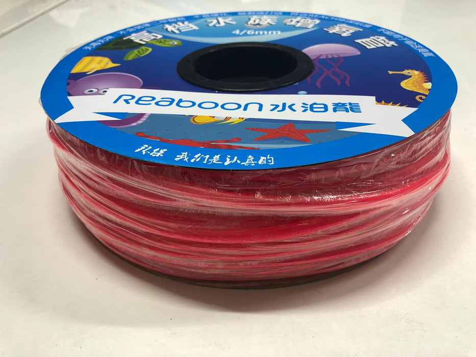 Silicone Airline Tubing Fluoro Red Bulk 100m (6 ONLY!)