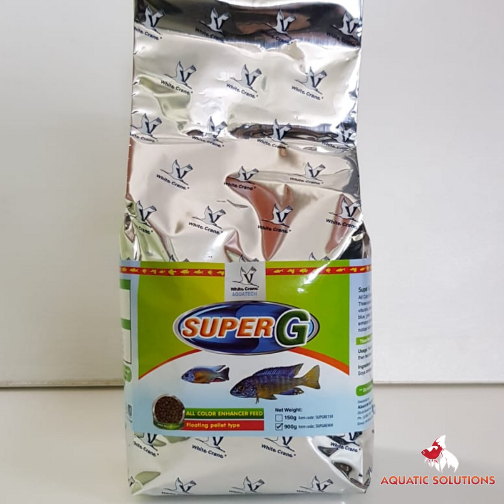 White Crane Super G 900g 3mm floating pellets (1 ONLY!)