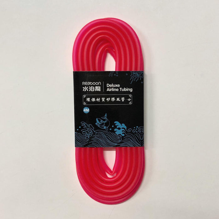 Silicone Airline Tubing Fluoro Red 4m